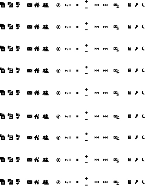 Keyboard Icon Variations
